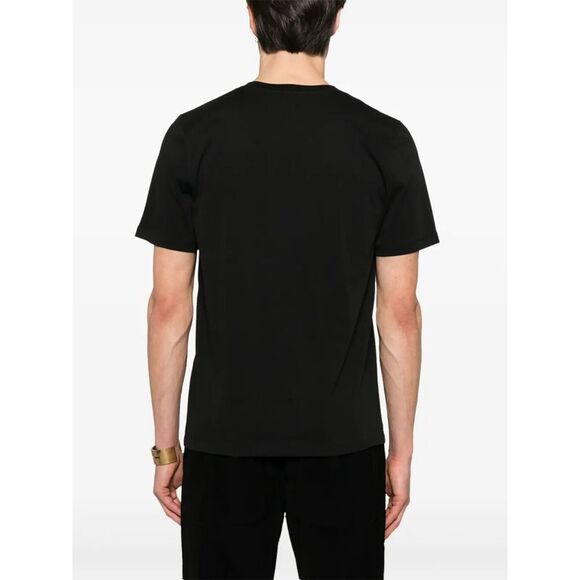 Saint Laurent Men Cassandre Embroidery Cotton T-Shirt